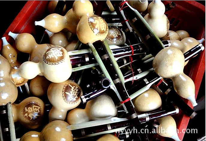 厂家生产供应单音葫芦丝乐器 天然植物葫芦